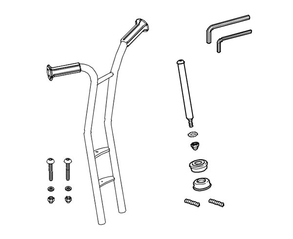 Winther Viking Extra-Large Scooter (Model No. 495) Spare Parts