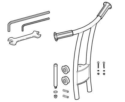 Winther Circleline Three-Wheel Scooter (Model No. 557) Spare Parts